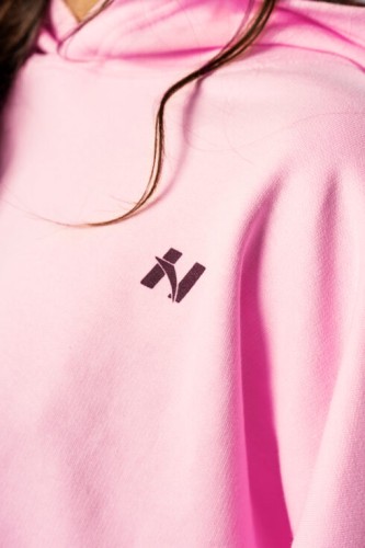 Худі Nebbia Oversized Hoodie OWN YOUR POWER Pink 433