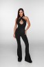 Комбінезон розкльошений Fitzona Black Flared Jumpsuit 4279776B