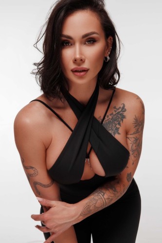 Комбінезон розкльошений Fitzona Black Flared Jumpsuit 4279776B
