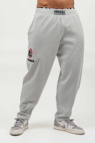 Штани Nebbia Oversized Sweatpants SIGNATURE Light Grey 702