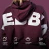 Худи Nebbia Oversized Hoodie OWN YOUR POWER Dark Red 433