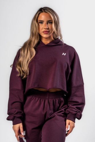 Худи Nebbia Oversized Hoodie OWN YOUR POWER Dark Red 433
