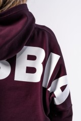 Худи Nebbia Oversized Hoodie OWN YOUR POWER Dark Red 433