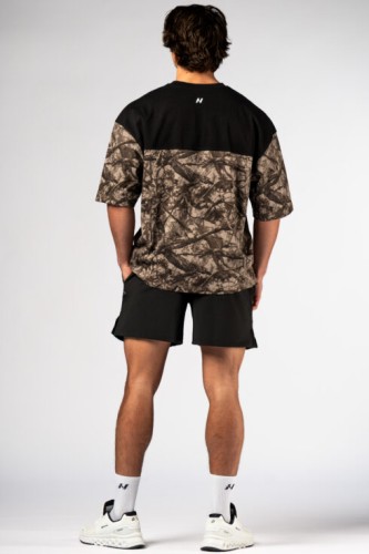 Футболка Nebbia Oversized Tee POWER Light Brown Camo 898