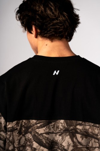 Футболка Nebbia Oversized Tee POWER Light Brown Camo 898