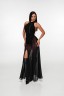 Спідниця довга сітчаста Fitzona Black Mesh Skirt Dessert 4279899B