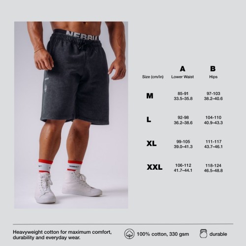 Шорти NEBBIA x Olympia Relaxed Sweat Shorts Black 950