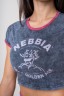Топ Nebbia Washed Crop Top GOLDEN AGE Black 782