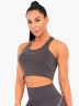 Майка для спорту Ryderwear Cropped Racer Back Charcoal