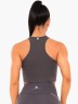 Майка для спорту Ryderwear Cropped Racer Back Charcoal
