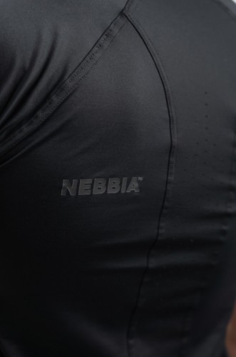 Футболка Nebbia Workout Compression T-shirt Endurance Black 346