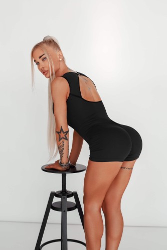 Комбінезон Fitzona Jumpsuit Fitness Black MACFTZ5399B