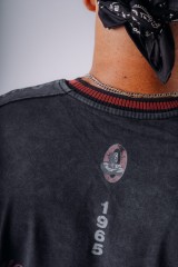 Лонгслив чоловічий NEBBIA x Olympia Long Sleeve T-Shirt Black 952