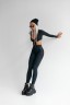 Легінси Fitzona Black Legging With Shiny Black on the Back