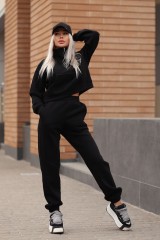 Штани на флисе Victory Winter Style On Fleece Black/One Size