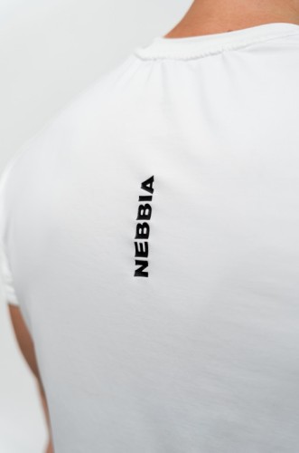 Футболка Nebbia Short-Sleeve Sports T-shirt Resistance White 348
