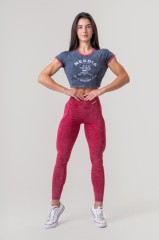 Леггинсы Nebbia Washed High Waisted Leggings LEGACY Red 777