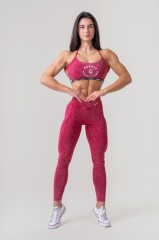 Леггинсы Nebbia Washed High Waisted Leggings LEGACY Red 777