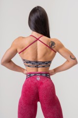 Леггинсы Nebbia Washed High Waisted Leggings LEGACY Red 777