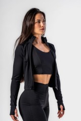 Олимпийка Deni x NEBBIA Fitness Zip Tracktop Black 314