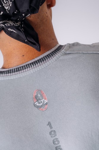 Лонгслив чоловічий NEBBIA x Olympia Long Sleeve T-Shirt Light Grey 952