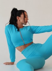 Топ Fitzona BABY BLUE JACKET WITH ZIPER
