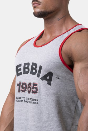 МАЙКА OLD-SCHOOL MUSCLE TANK TOP LIGHT GREY 193