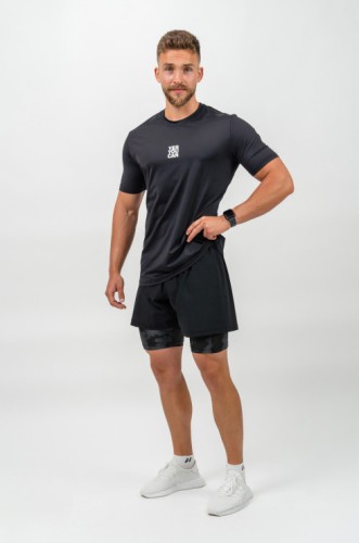 Футболка Nebbia Short-Sleeve Sports T-shirt Resistance Black 348