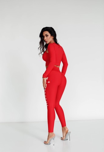 Леггинсы Fitzona Legging Fitness Red CALFTZ004R