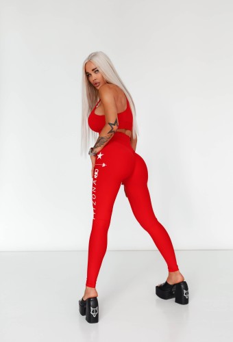 Леггинсы Fitzona Legging Fitness Red CALFTZ004R