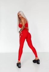 Леггинсы Fitzona Legging Fitness Red CALFTZ004R