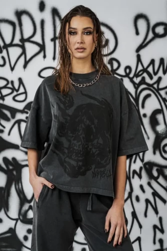 Футболка NEBBIA x Sexsdreams Women’s Oversized Tee Black 814