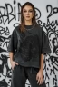 Футболка NEBBIA x Sexsdreams Women’s Oversized Tee Black 814