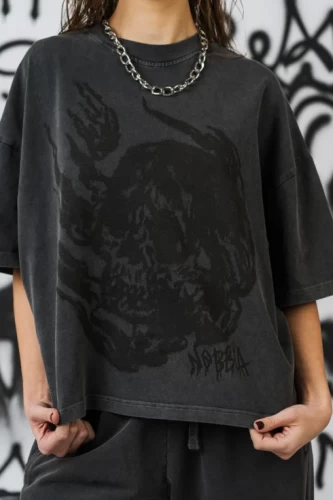 Футболка NEBBIA x Sexsdreams Women’s Oversized Tee Black 814