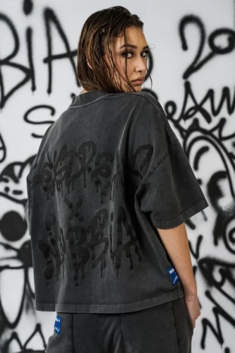 Футболка NEBBIA x Sexsdreams Women’s Oversized Tee Black 814