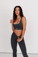 ТОП ACTIVE SPORTS BRA WITH MEDIUM IMPACT DARK GREY 413