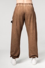 Штаны Nebbia Washed-off Gym Sweatpants Baggy Style GYM BRO Light Brown 373