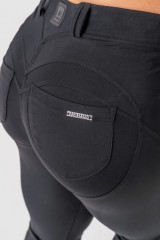 Штаны Nebbia Bubble Butt Flared Pants 2.0 POWER LIFT Black 308