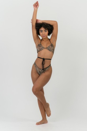 Купальные трусики Nebbia RIO GRANDE bikini bottom Leopard Brown 752