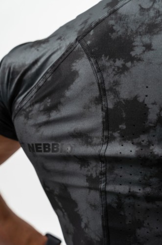 Футболка Nebbia Camouflage Compression T-shirt Function Black 340