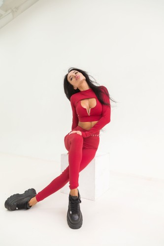 Болеро Blusa Fitzona Yumi Wine 14880