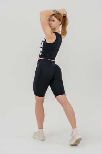 Топ Nebbia Tank top SNATCHED Black 627