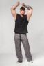 Штани Nebbia Washed-off Gym Sweatpants NO SHORTCUTS Light Grey 372