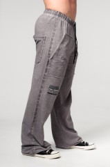 Штаны Nebbia Washed-off Gym Sweatpants NO SHORTCUTS Light Grey 372