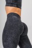 Леггинсы Nebbia Washed High Waisted Leggings GYM WARRIOR Black 776