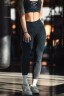 Леггинсы Nebbia Washed High Waisted Leggings GYM WARRIOR Black 776