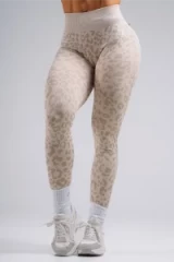 Леггинсы Nebbia Push-Up Compression Leopard Leggings PRIMAL Cream Leopard 849