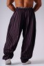 Штани NEBBIA x Olympia Pinstripe Sweatpants Black/Purple 956