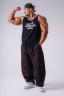 Штани NEBBIA x Olympia Pinstripe Sweatpants Black/Purple 956