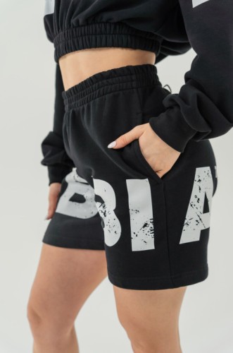 Шорты Nebbia Cotton gym shorts 6'' MUSCLE MOMMY Black 624